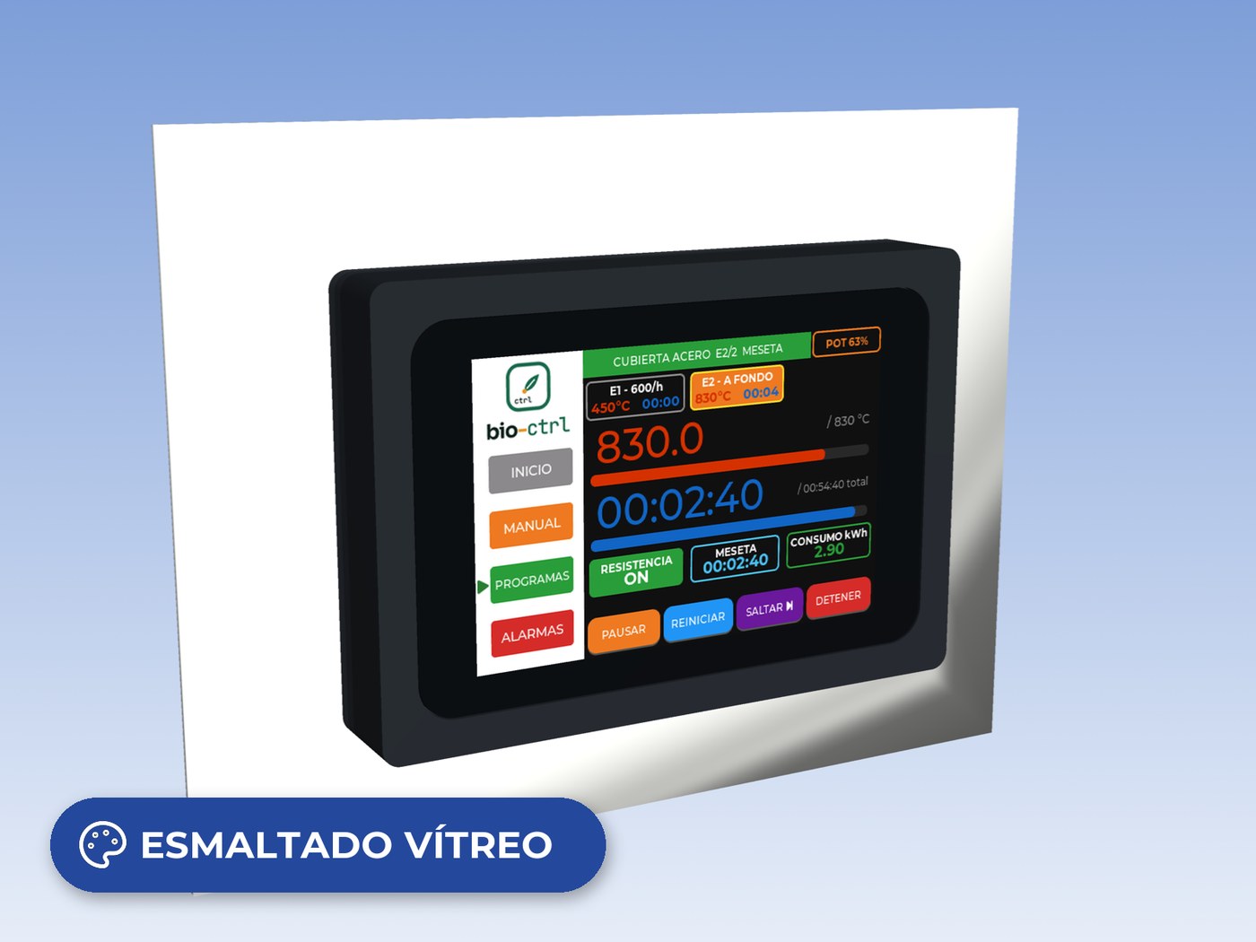 Controlador para hornos de esmaltado vítreo
